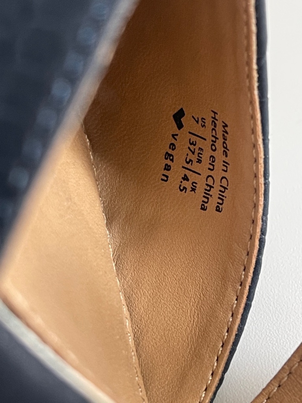 Call It Spring Navy Textured Block Heels - Picture 7 of 10